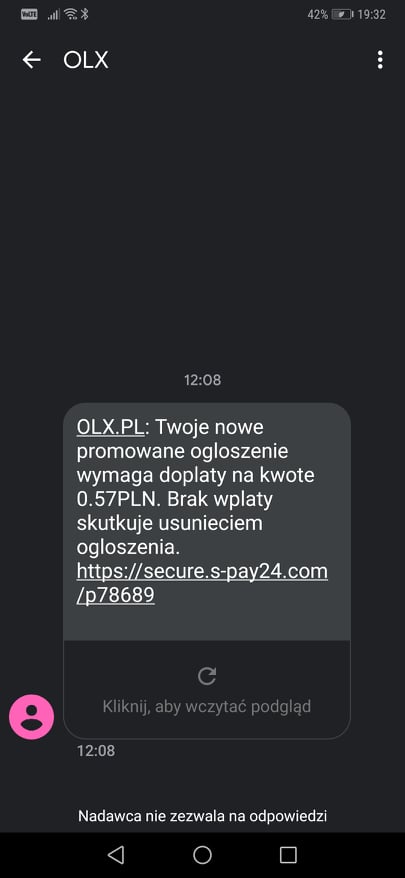 Uwaga Na Kolejne Fałszywe Smsy Rzekomo Wysyłane Przez Olx Blog Olx Polska 6557